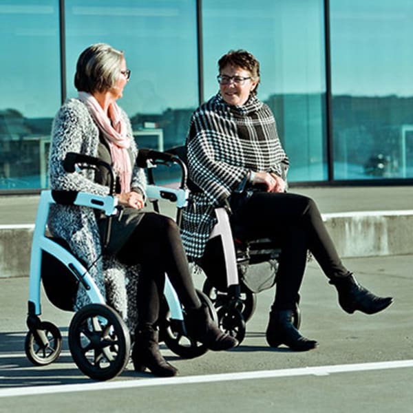 The Rollz Motion 2 - Rollator Walker and Transport Chair in One