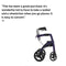 The Rollz Motion 2 - Rollator Walker and Transport Chair in One